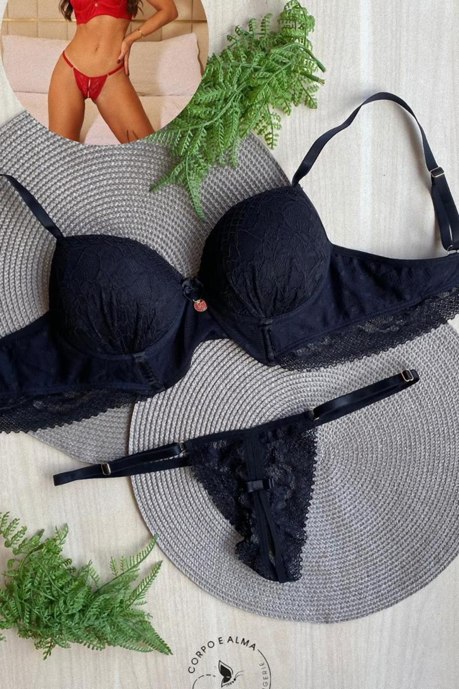 LINGERIE - CONJUNTO DELIRIO DE AMOR 299 - Imagem 4