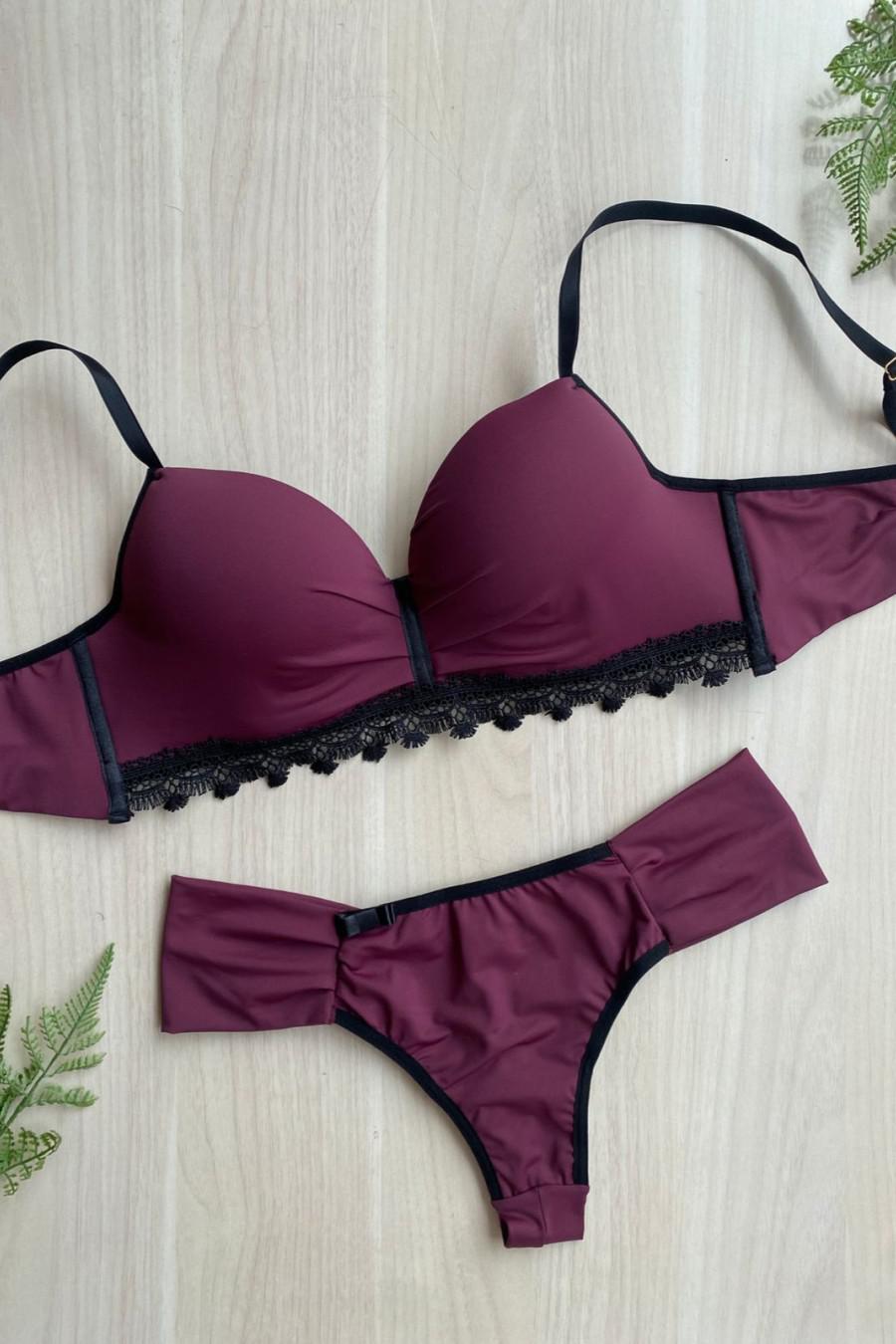 LANGERIE - CONJUNTO ESPUMA 2 COR 401 - Imagem 2